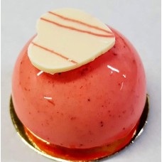 Half Sphere Strawberry Mousse